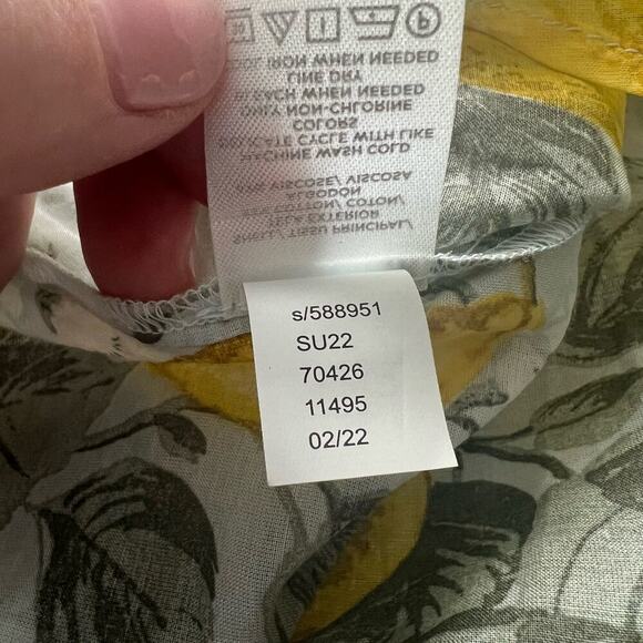 NWT Ann Taylor Factory Woman’s Lemon Sleeveless Ruffled Pullover Top- Size S - Picture 7 of 12